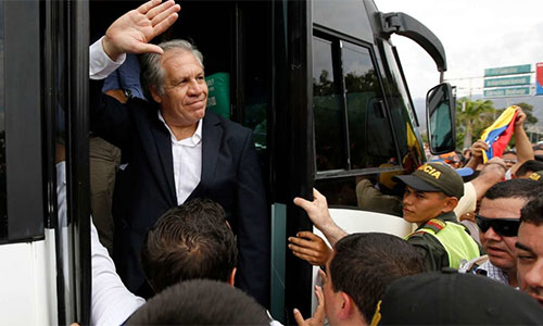 Luis Almagro Secretario general de la OEA no descarta una intervención militar contra Venezuela